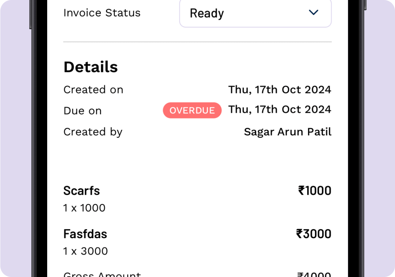 Asira Optician App - Manage team orders